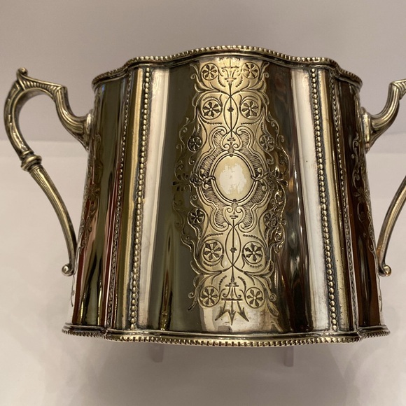 Antique Victorian Silver Plate Waste Bowl - Picture 5 of 12